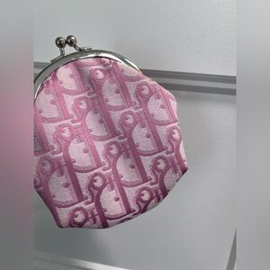 Vintage🩷Christian Dior Pink coin purse